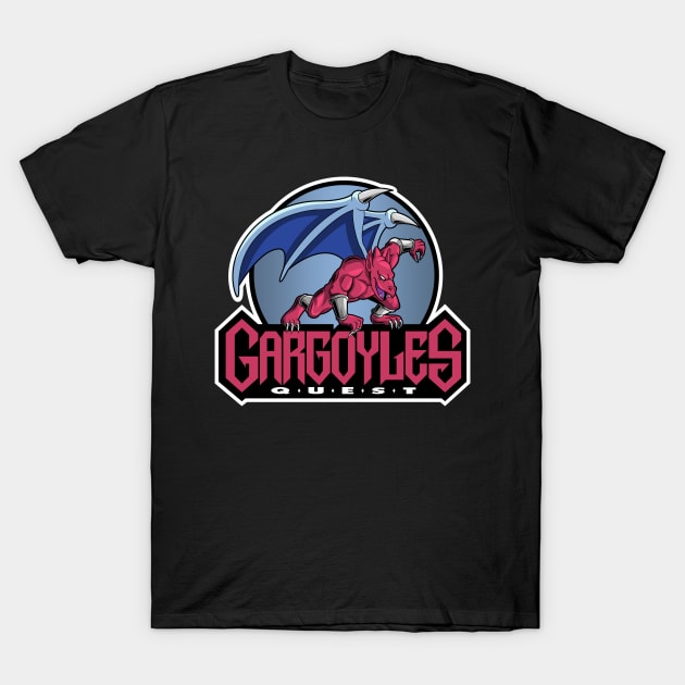 Gargoyle's Quest the TV Series T-Shirt by nextodie